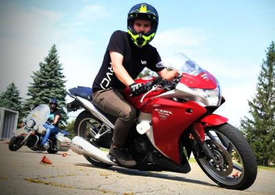 Cours de moto